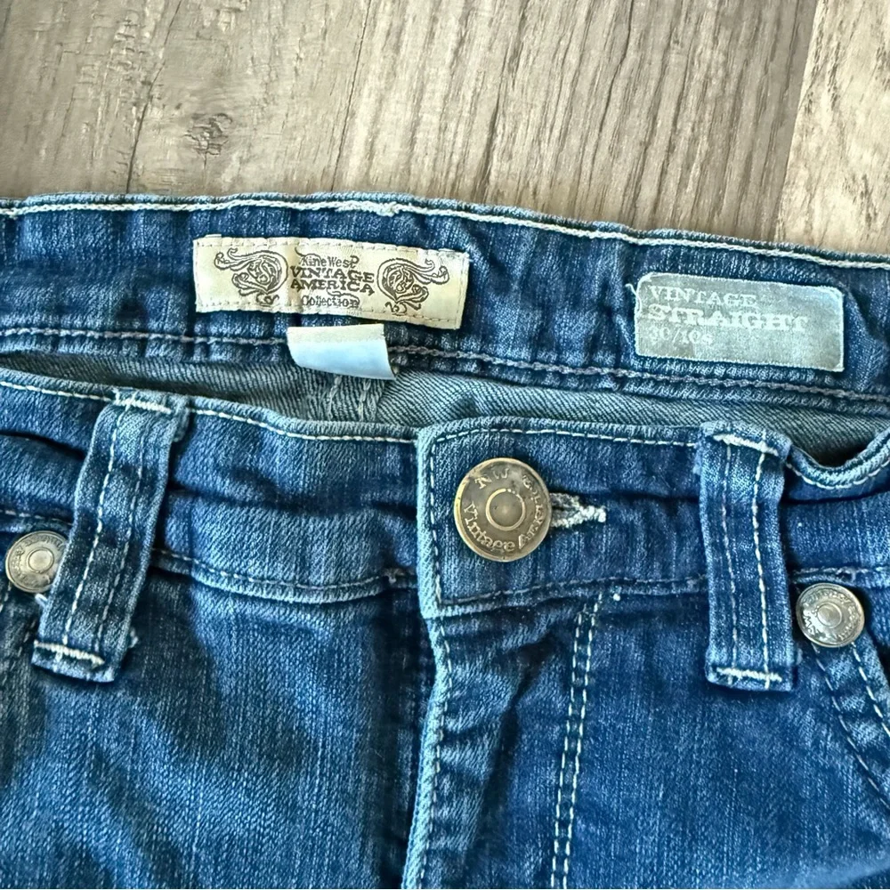 Deep Indigo Straight Leg Jeans